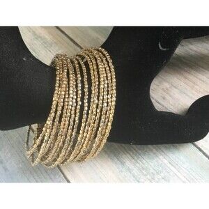 Gold Wire Wrap Bracelet